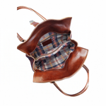 Borsa con Anelli in Vero Cuoio Toscano | Made in Italy
