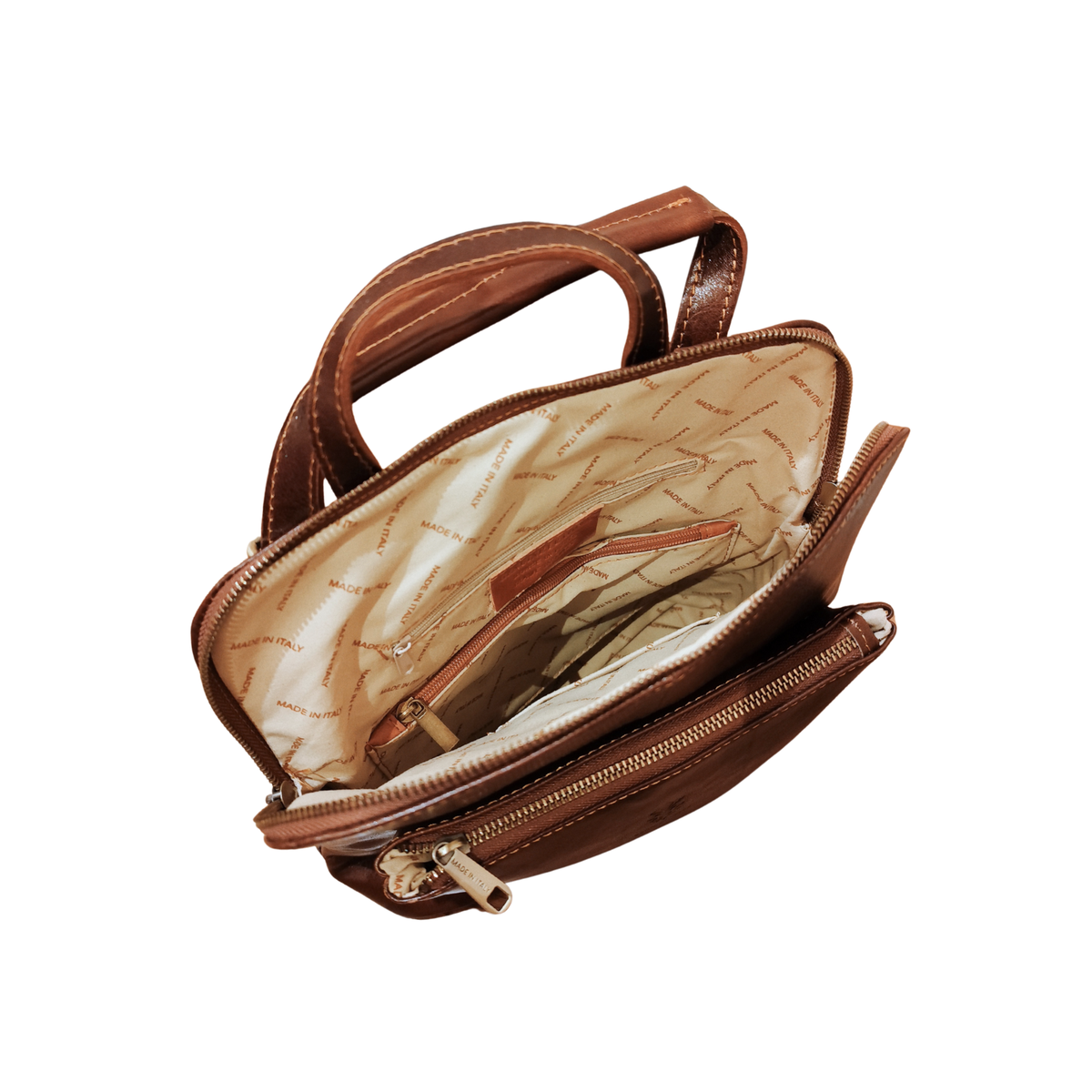 Zaino / Borsa in Vero Cuoio Artigianale Made in Italy