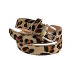 Cintura Donna in Vera Pelle di Cavallino | Maculato | Animalier Made in Italy