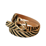 Cintura Donna in Vera Pelle di Cavallino | Maculato | Animalier Made in Italy