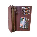 Portafoglio Vera Pelle Coveri 10x18 Donna Doppio Comparto EC7046