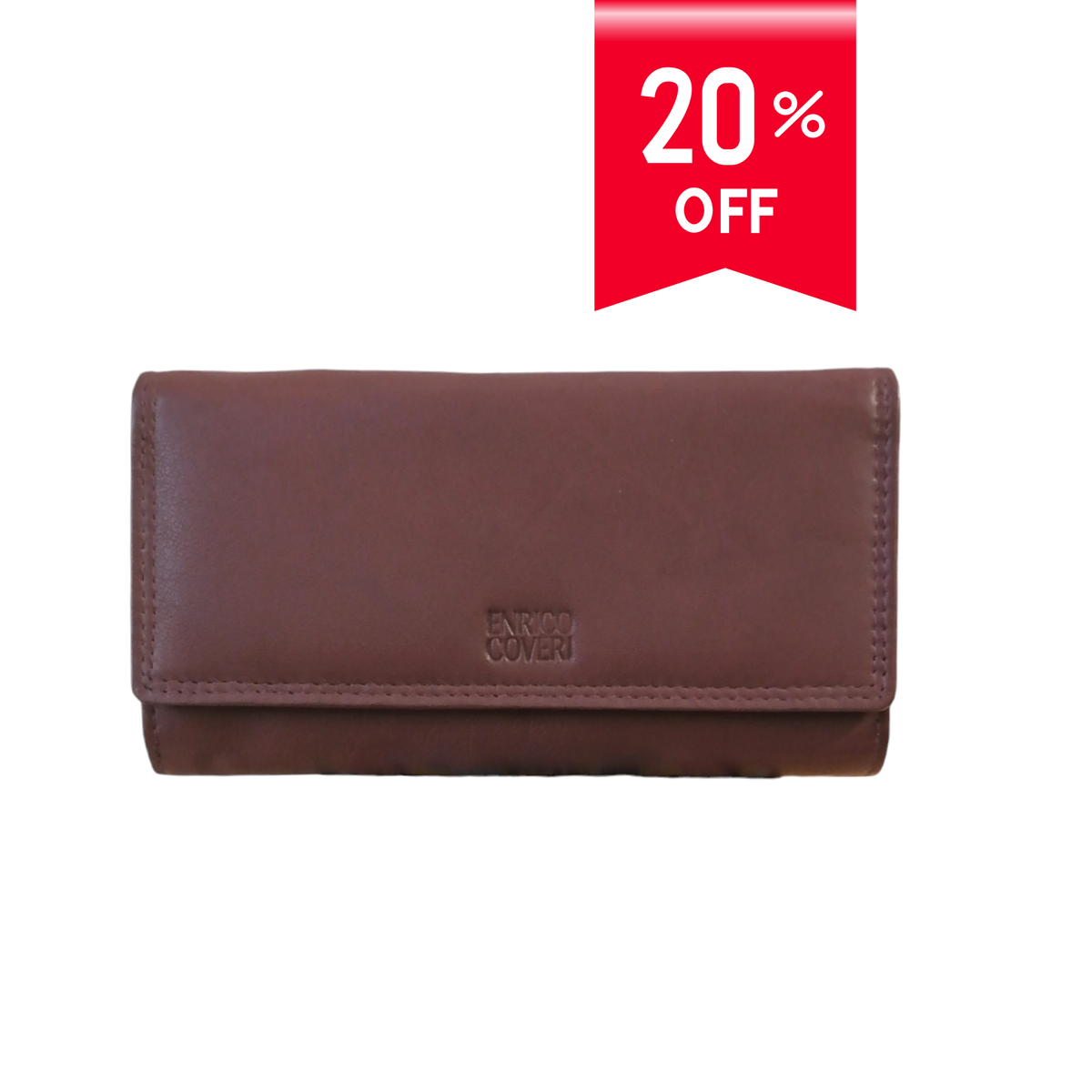 Portafoglio Vera Pelle Coveri 10x18 Donna Doppio Comparto EC7046