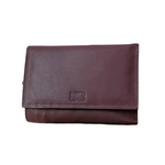 Portafoglio Coveri Vera Pelle Liscia Trifold Donna EC8065