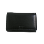 Portafoglio Coveri Vera Pelle Liscia Trifold Donna EC8065