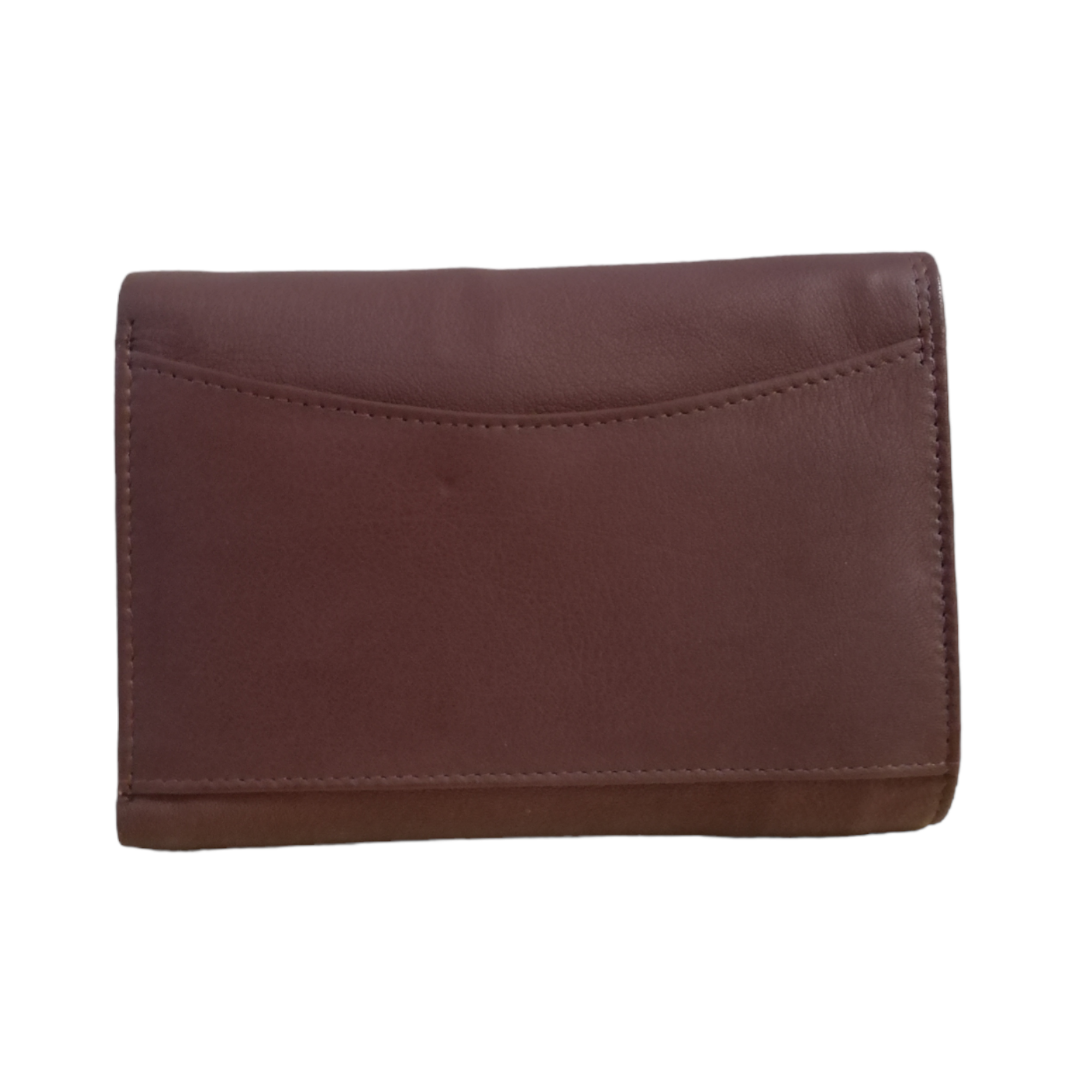 Custodia Portafoglio LEAS In Vera Pelle Marrone, Stile Vintage, Multi-comparto, Passante Per Cintura, 15x25,5 Cm