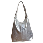 Hobo Bag in Vera Pelle DollaroMade In Italy