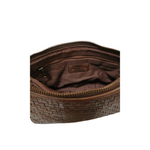 Borsetta a Tracolla Doppio Comparto in Vera Pelle Intrecciata Sauvage