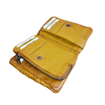 Portafoglio 3 ante Coveri Collection Vera Pelle Intrecciata