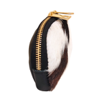 Portamonete Ovale in Vera Pelle di Cavallino Made In Italy