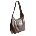 Hobo Bag in Vera Pelle DollaroMade In Italy