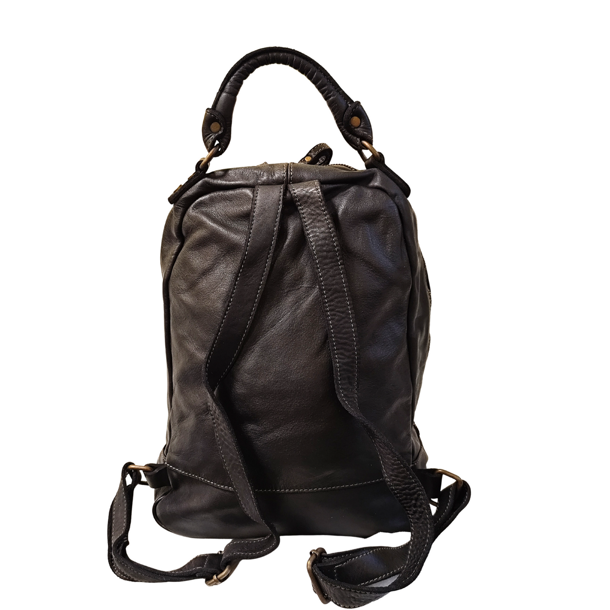 Zaino con Tasca in Vera Pelle Sauvage | Made in Italy| SS261