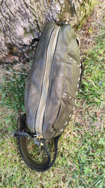 Borsa a Tracolla con cuciturain Vera Pelle Sauvage Made in Italy