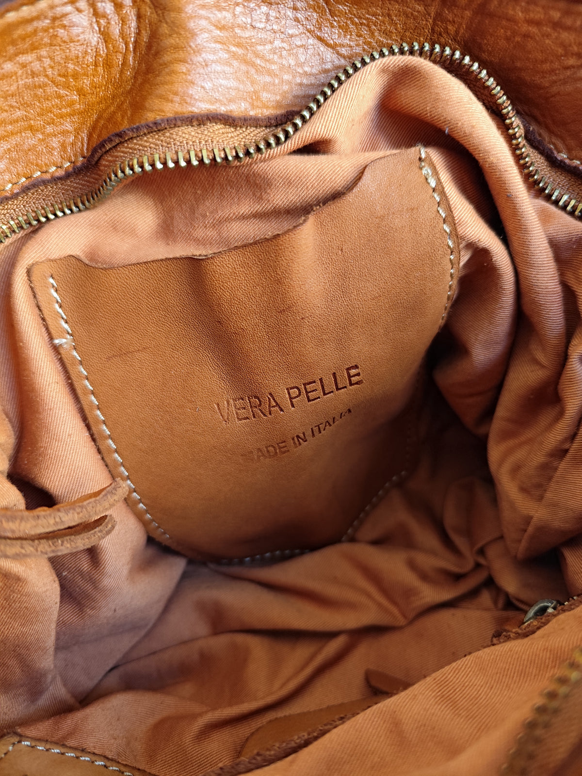 Messenger Bag in Pelle Sauvage Intrecciata Morbidissima Stile Vintage