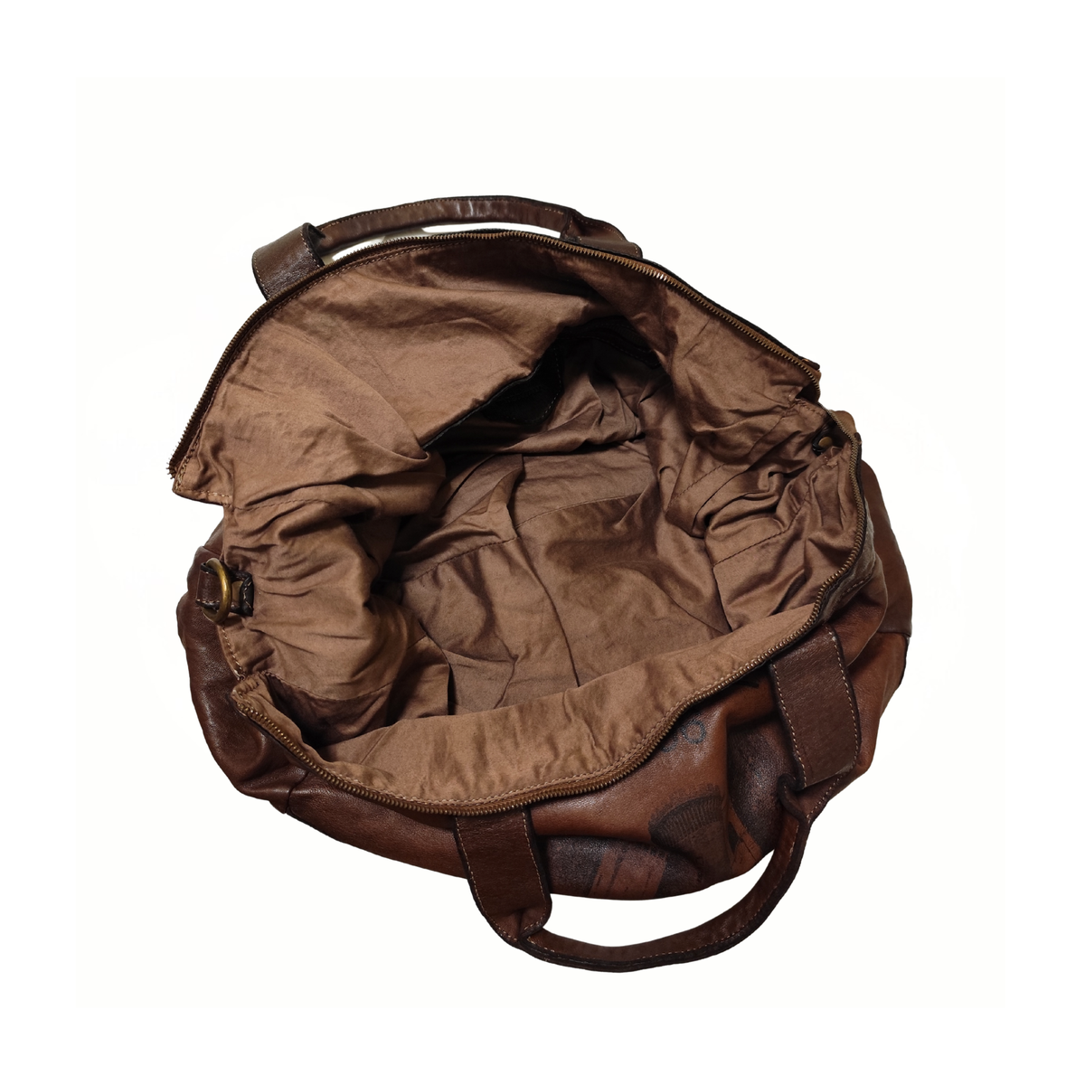 A Meta Prezzo! STOCK SS187 Borsa da Viaggio Pelle Intrecciata Sauvage Stile Vintage