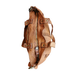 A Meta Prezzo! STOCK SS206 Tote Bag in Vera Pelle Sauvage Stile Vintage Made In Italy