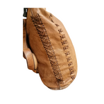 A Meta Prezzo! STOCK SS206 Tote Bag in Vera Pelle Sauvage Stile Vintage Made In Italy