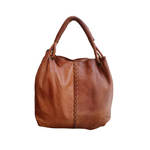 A Meta Prezzo! STOCK SS207 Hobo Bag in Vera Pelle Sauvage Stile Vintage