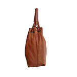 A Meta Prezzo! STOCK SS207 Hobo Bag in Vera Pelle Sauvage Stile Vintage
