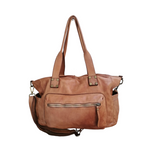 A Meta Prezzo! STOCK SS209 Borsa larga in Vera Pelle Sauvage Stile Vintage