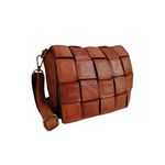 Tracolla Pochette in Vera Pelle Sauvage Intreccia Grande SS210