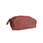 A Meta Prezzo! STOCK SS212 Tote Bag in Vera Pelle Intrecciata Sauvage Stile Vintage Made In Italy