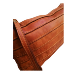 Tracolla Media Sauvage Strisce in Vera Pelle Sauvage Stile Vintage SS214