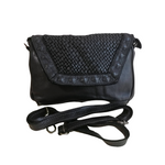 tracolla sauvage borchie nero