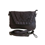 tracolla sauvage borchie testa di moro