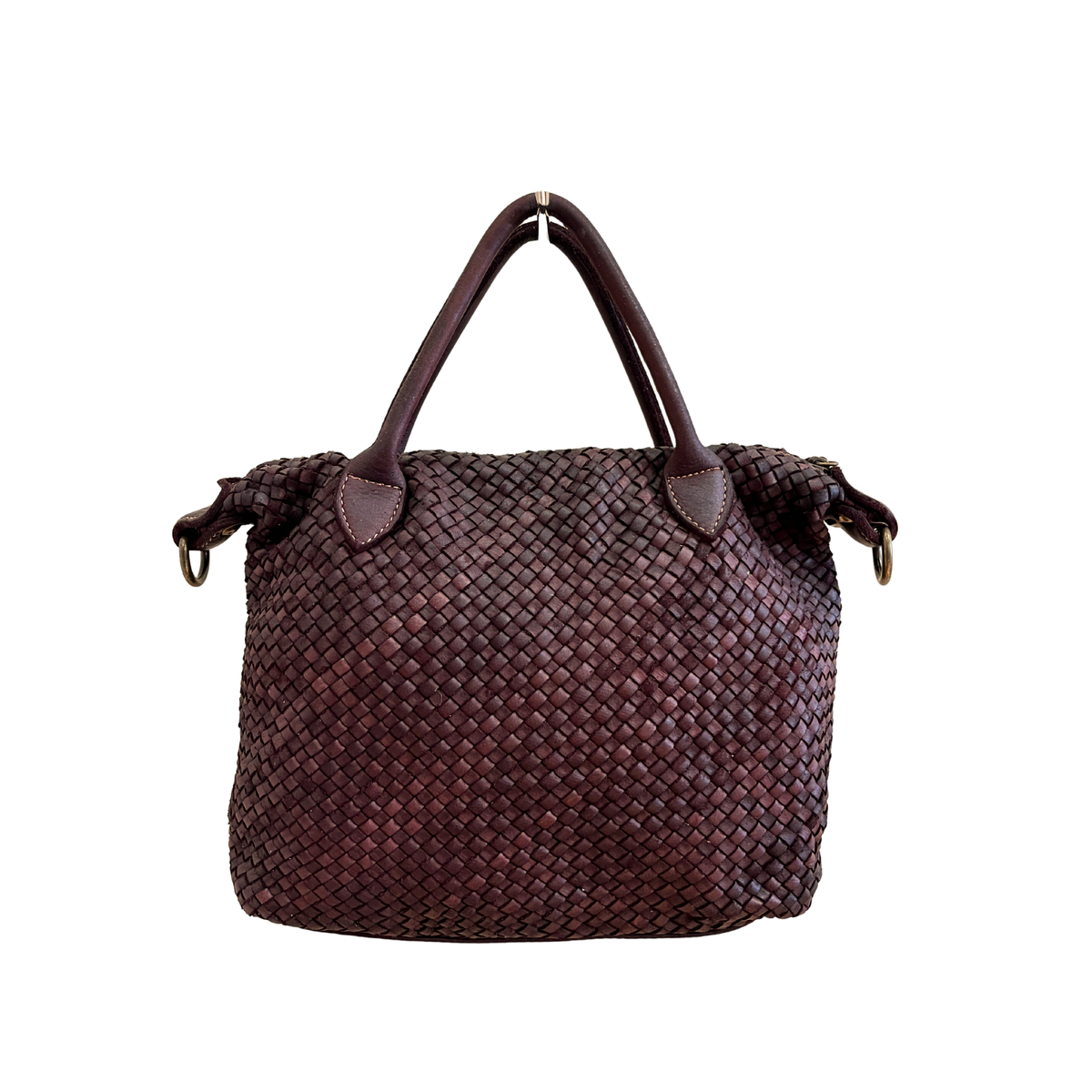 Borsa a Mano Morbidissimo in Pelle Sauvage Intrecciata Stile Vintage SS227