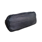 Tracolla Artigianale Vera Pelle Sauvage Intrecciata | manico ad anelli Made In Italy