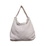 Borsa / Zaino 2way Grande in Vera Pelle Intrecciata Sauvage Stile Vintage | Made in Italy