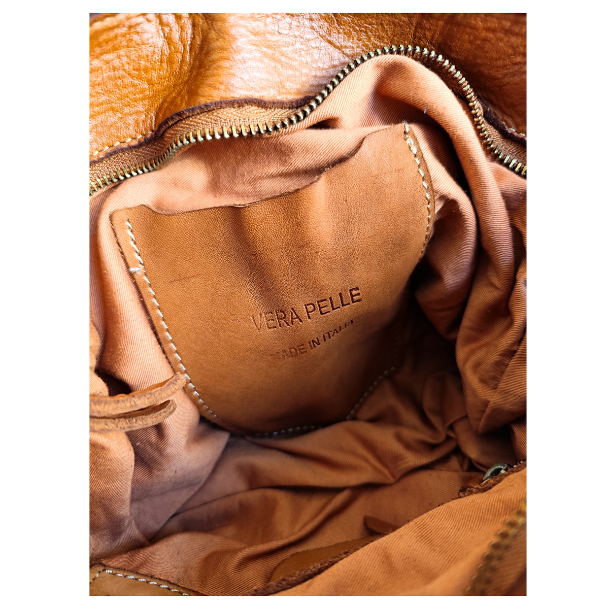 Borsa a tracolla | Messenger Bag in Pelle Sauvage Intrecciata Morbidissima Stile Vintage Made in Italy