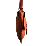 Borsa a tracolla | Messenger Bag in Pelle Sauvage Intrecciata Morbidissima Stile Vintage Made in Italy