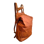 Zaino in Vera Pelle Sauvage Stile Vintage Unisex Made In Italy SS260