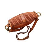 Borsetta Rotonda con Pattina in Pelle Sauvage Morbidissima Stile Vintage