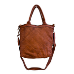 Borsa a Mano 2 manici in Vera Pelle Sauvage Intrecciata SS281 | Made in Italy