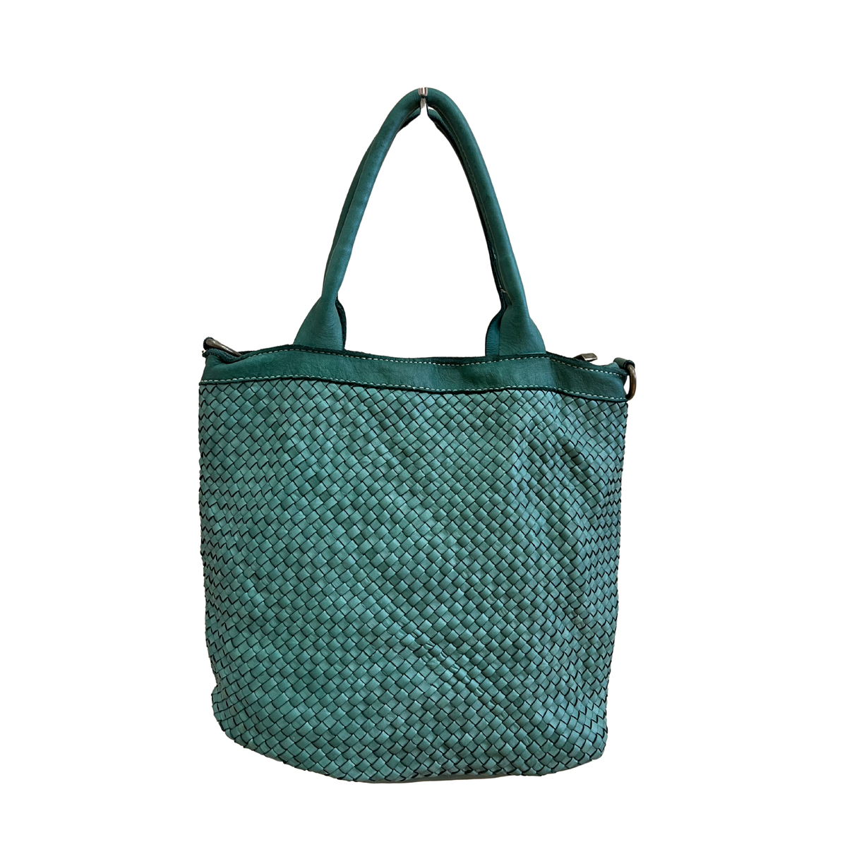 Borsa a Mano 2 manici in Vera Pelle Sauvage Intrecciata SS281 | Made in Italy
