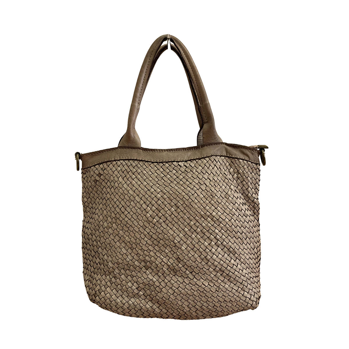 Borsa a Mano 2 manici in Vera Pelle Sauvage Intrecciata SS281 | Made in Italy