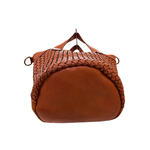 Borsa a Secchiello in Vera Pelle Sauvage Intrecciata SS282INT | Made in Italy