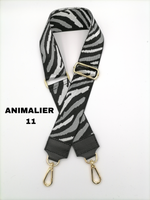 Tracolla Animalier 11 Bianco Nero Grigio