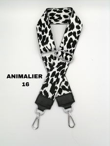 Tracolla Animalier lerpardo bianco