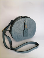 Borsa a Tracolla Rotonda in Vera Pelle Made in Italy