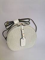 Borsa a Tracolla Rotonda in Vera Pelle Made in Italy