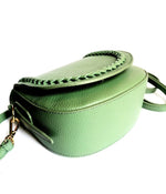 tracolla pistacchio intrecciata fondo