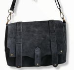 Tracolla Design in Pelle Scamosciata