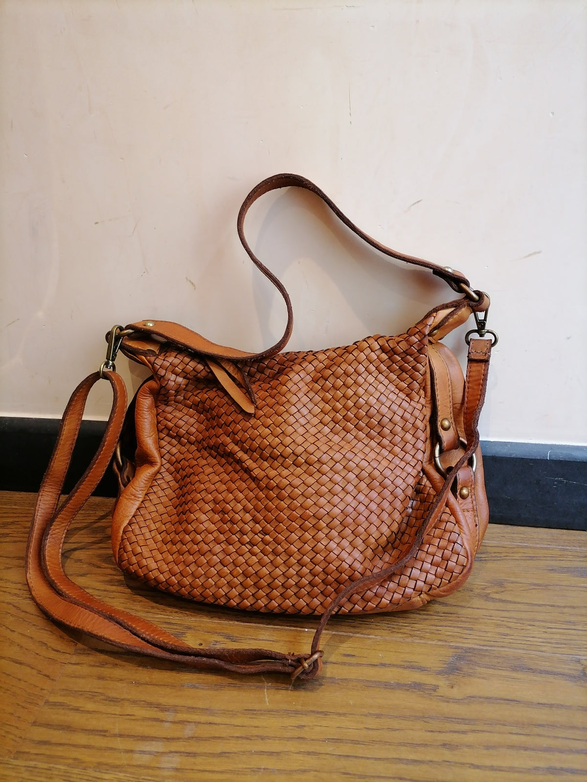 Hobo Bag 22x30 Intrecciata Sauvage
