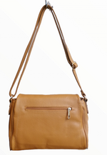 Borsa a Tracolla Design con Zip in Vera Pelle