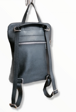 Zaino con Zip in Vera Pelle