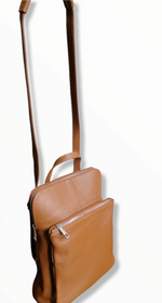 Zaino con Zip in Vera Pelle