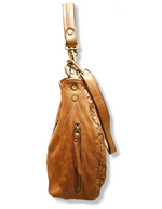 Borsa Hobo in Pelle Sauvage Intrecciata Stile Vintage